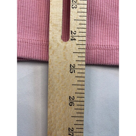 Sundance Pink Short Sleeved Blouse Ruffled Textured Salmon Tight Fitted Women XL - Picture 4 of 8